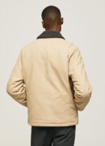 Stone Short Puffer Canvas Jacket Pepe Jeans L20F2F838 Men - Image 5
