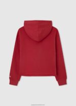 Studio Red Cotton Hoodie Pepe Jeans L20F2F1412 Girl - Image 2