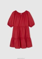 Studio Red Cotton Poplin Dress Pepe Jeans L20F2F1376 Girl