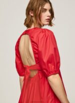 Studio Red Cotton Poplin Dress Pepe Jeans L20F2F146 Women - Image 3