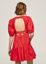 Studio Red Cotton Poplin Dress Pepe Jeans L20F2F146 Women - Image 4