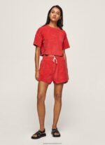 Studio Red Embroidered Logo Sporty Shorts Pepe Jeans L20F2F531 Women