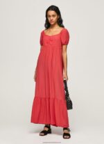 Studio Red Flowy Dress Pepe Jeans L20F2F150 Women - Image 2