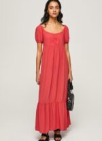 Studio Red Flowy Dress Pepe Jeans L20F2F150 Women