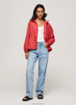 Studio Red Hooded Windbreaker Jacket Pepe Jeans L20F2F129 Women - Image 2