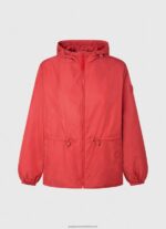 Studio Red Hooded Windbreaker Jacket Pepe Jeans L20F2F129 Women - Image 5