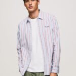 Studio Red Lister Fil-A-Fil Slim Fit Shirt Pepe Jeans L20F2F1065 Men