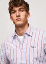 Studio Red Lister Fil-A-Fil Slim Fit Shirt Pepe Jeans L20F2F1065 Men - Image 3