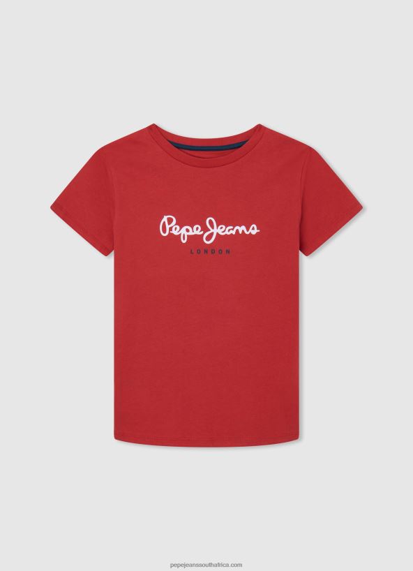 studio_red_logo_basic_t_shirt_pepe_jeans_l20f2f1625_boy.jpg Studio Red Logo Basic T-Shirt Pepe Jeans L20F2F1625 Boy - Image 1