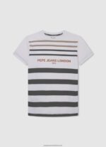Studio Red Logo Print T-Shirt Pepe Jeans L20F2F1647 Boy - Image 4