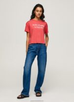 Studio Red Logo Print T-Shirt Pepe Jeans L20F2F379 Women - Image 2