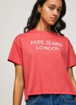 Studio Red Logo Print T-Shirt Pepe Jeans L20F2F379 Women - Image 3
