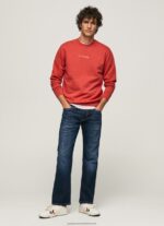Studio Red Logo Printed Cotton Sweatshirt Pepe Jeans L20F2F906 Men - Image 2