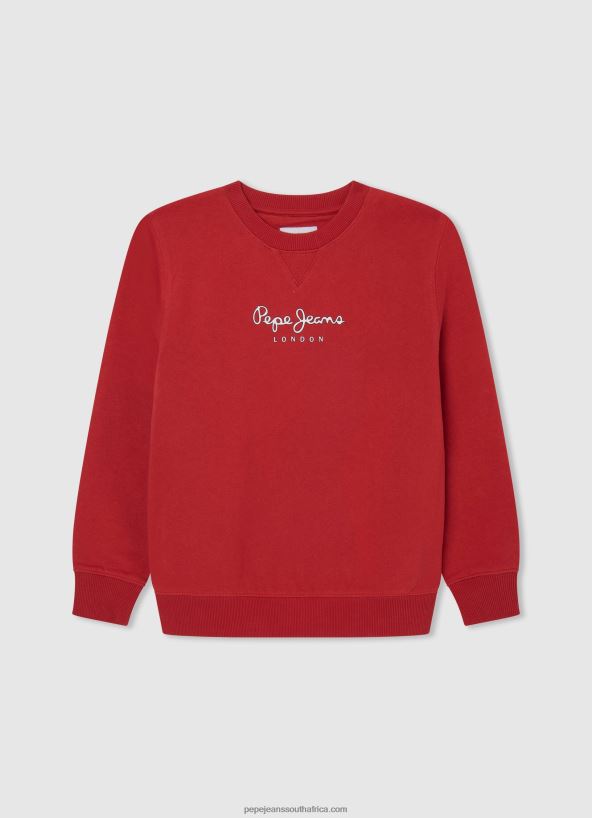 studio_red_logo_printed_jumper_pepe_jeans_l20f2f1595_boy.jpg Studio Red Logo Printed Jumper Pepe Jeans L20F2F1595 Boy - Image 1