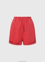 Studio Red Paper Bag Fit Shorts Pepe Jeans L20F2F533 Women - Image 5