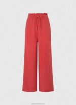 Studio Red Paper Bag Wide Trousers Pepe Jeans L20F2F303 Women - Image 5