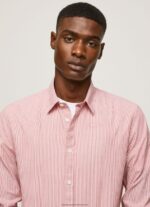 Studio Red Percy Bengal-Striped Poplin Shirt Pepe Jeans L20F2F1074 Men - Image 3
