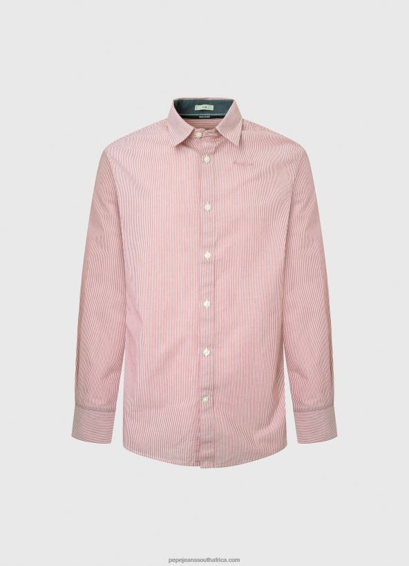 Studio Red Percy Bengal-Striped Poplin Shirt Pepe Jeans L20F2F1074 Men - Image 5