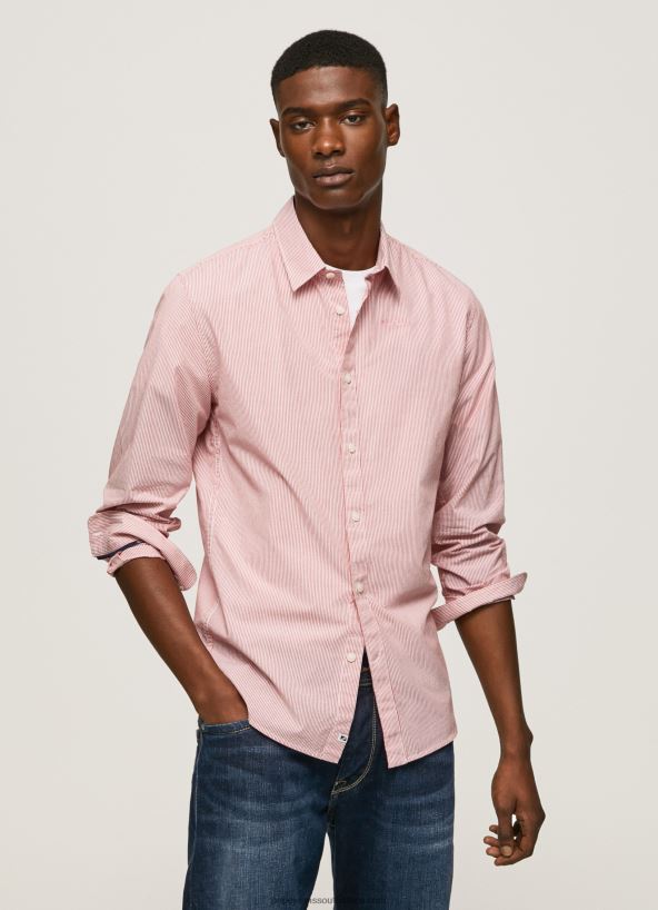 studio_red_percy_bengal_striped_poplin_shirt_pepe_jeans_l20f2f1074_men.jpg Studio Red Percy Bengal-Striped Poplin Shirt Pepe Jeans L20F2F1074 Men - Image 1