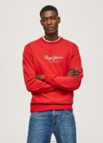 Studio Red Printed Logo Cotton Jumper Pepe Jeans L20F2F890 Men - Image 3