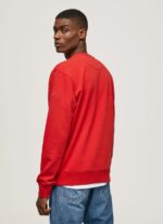 Studio Red Printed Logo Cotton Jumper Pepe Jeans L20F2F890 Men - Image 4