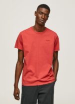 Studio Red Printed Logo Cotton T-Shirt Pepe Jeans L20F2F946 Men