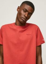 Studio Red Printed Logo Cotton T-Shirt Pepe Jeans L20F2F946 Men - Image 3