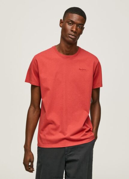 Studio Red Printed Logo Cotton T-Shirt Pepe Jeans L20F2F946 Men
