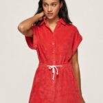 Studio Red Short Velvet Jumpsuit Pepe Jeans L20F2F210 Women