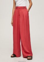 Studio Red Wide Pleated Trousers Pepe Jeans L20F2F289 Women - Image 2