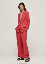Studio Red Wide Pleated Trousers Pepe Jeans L20F2F289 Women