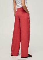 Studio Red Wide Pleated Trousers Pepe Jeans L20F2F289 Women - Image 4