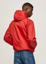 Studio Red Windbreaker Jacket With Hood Pepe Jeans L20F2F824 Men - Image 4