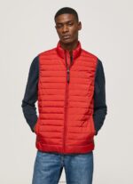 Studio Red Zip Fastened Padded Waistcoat Pepe Jeans L20F2F843 Men - Image 3