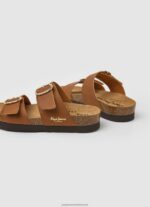 Tan Oban Anatomical Sandals Pepe Jeans L20F2F654 Women - Image 4