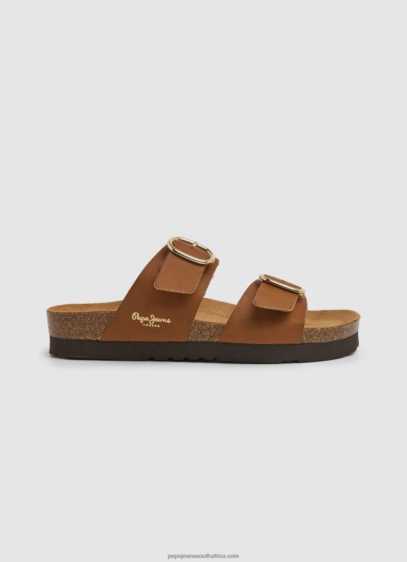 tan_oban_anatomical_sandals_pepe_jeans_l20f2f654_women.jpg Tan Oban Anatomical Sandals Pepe Jeans L20F2F654 Women - Image 1