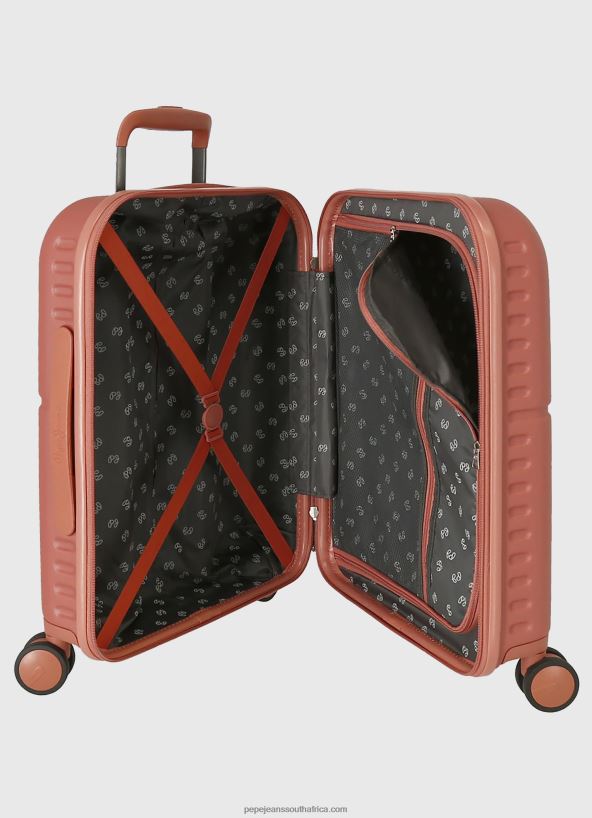 Terracotta Trolley Abs 55Cm. Highlight Hard Suitcase Pepe Jeans L20F2F755 Women - Image 4