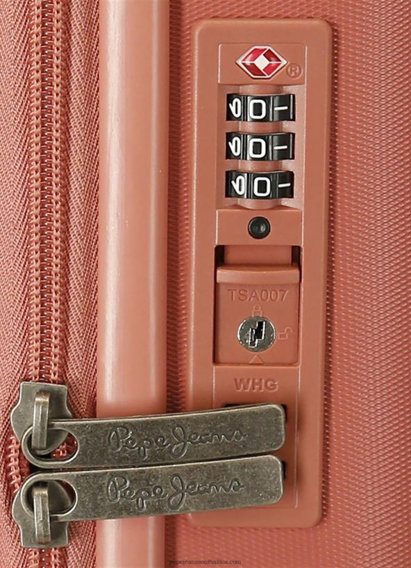 Terracotta Trolley Abs 55Cm. Highlight Hard Suitcase Pepe Jeans L20F2F755 Women - Image 5