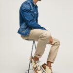Tobacco Brit Combined Sneakers Pepe Jeans L20F2F1179 Men