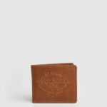 Tobacco Engraved Logo Leather Wallet Pepe Jeans L20F2F1297 Men