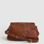 Tobacco Leather Shoulder Bag Pepe Jeans L20F2F746 Women