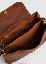 Tobacco Leather Shoulder Bag Pepe Jeans L20F2F746 Women - Image 3
