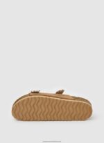 Tobacco Oban Etnic Leather Sandals Pepe Jeans L20F2F673 Women - Image 5