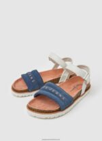 Union Blue Berlin Park Anatomical Sandals Pepe Jeans L20F2F1342 Girl - Image 3