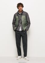 Washed Black Colour Block Padded Waistcoat Pepe Jeans L20F2F840 Men - Image 2