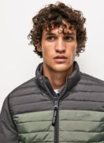 Washed Black Colour Block Padded Waistcoat Pepe Jeans L20F2F840 Men - Image 3