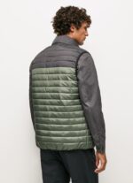 Washed Black Colour Block Padded Waistcoat Pepe Jeans L20F2F840 Men - Image 4