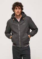 Washed Black Fleece Lining Jacket Pepe Jeans L20F2F836 Men