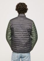 Washed Black Padded Down Jacket Pepe Jeans L20F2F837 Men - Image 4