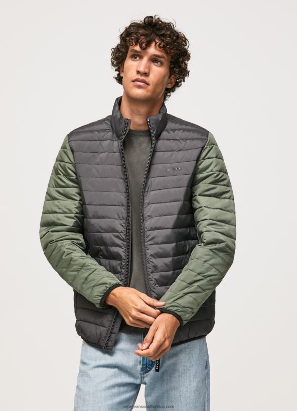 washed_black_padded_down_jacket_pepe_jeans_l20f2f837_men.jpg Washed Black Padded Down Jacket Pepe Jeans L20F2F837 Men - Image 1